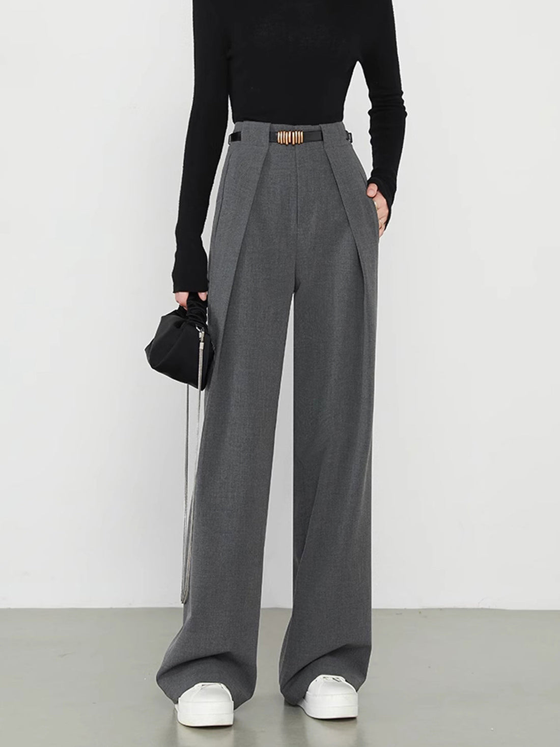 Lina Straight-Leg Trousers