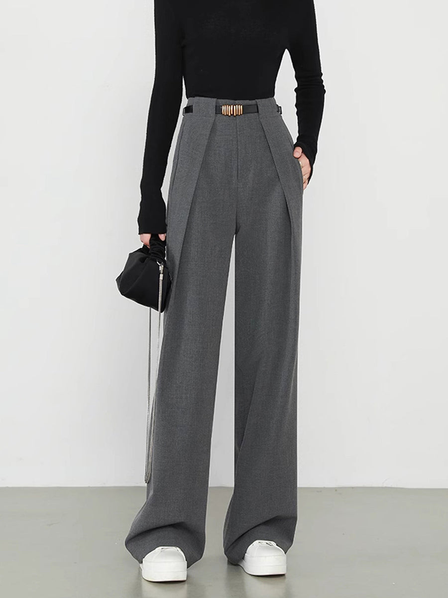 Lina Straight-Leg Trousers