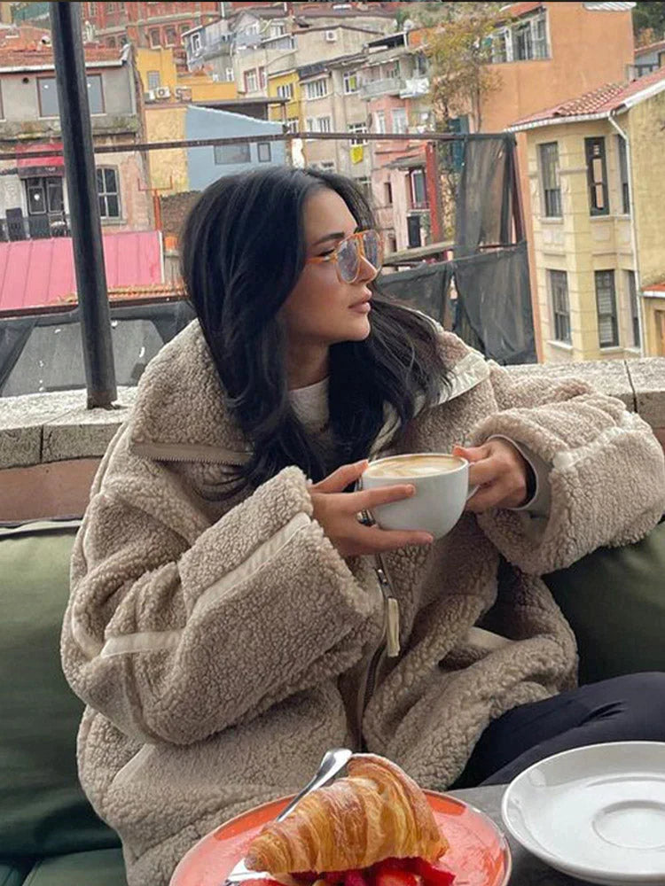Daria Oversized Teddy Coat
