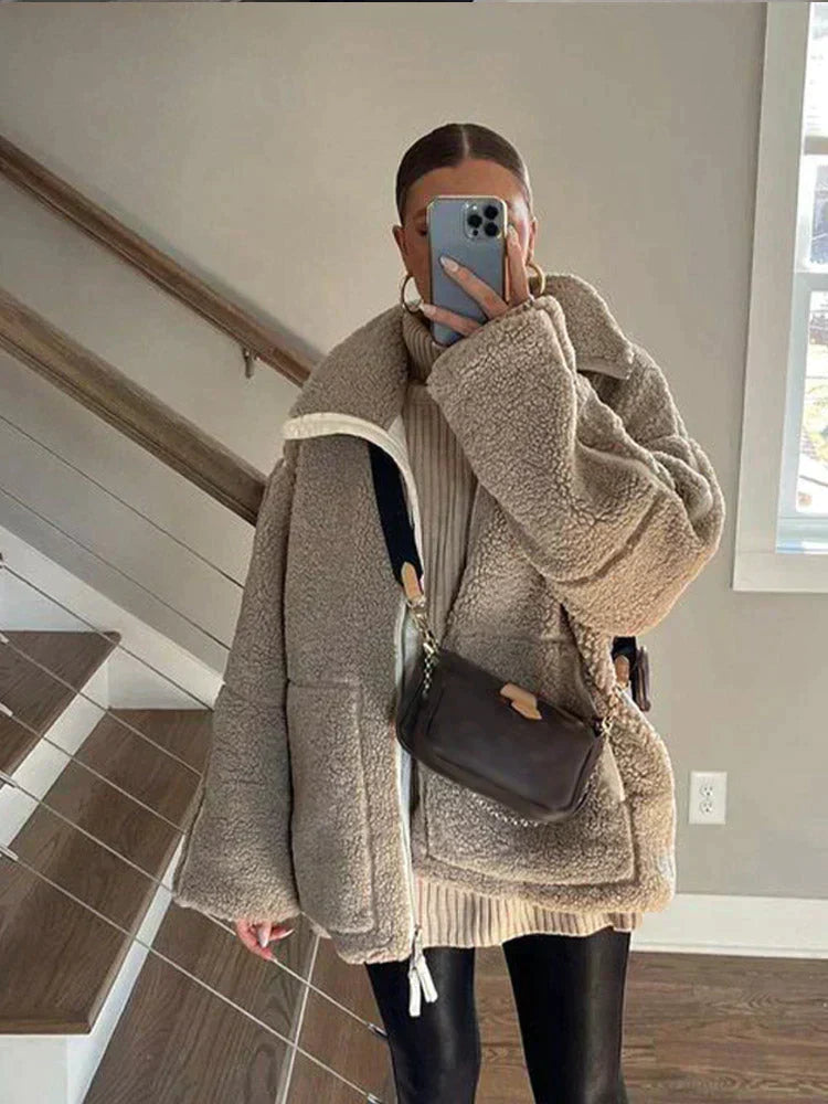 Daria Oversized Teddy Coat
